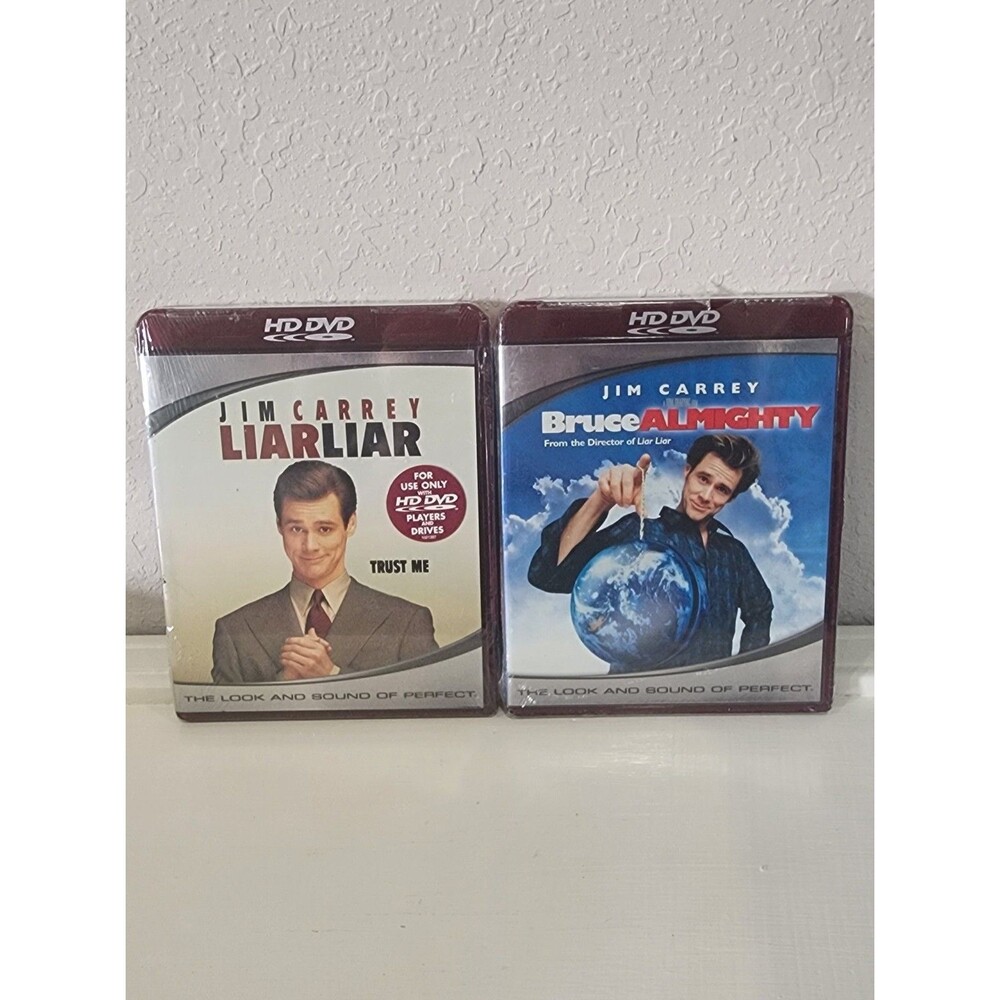 Liar Liar & Bruce Almighty (HD-DVD, 2007) Jim Carrey Brand New